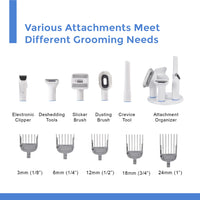 Pet Grooming Kit with Vacuum Suction