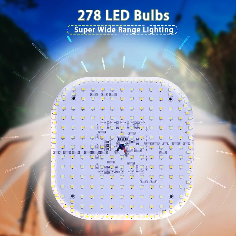 80W Solar Camping Lantern