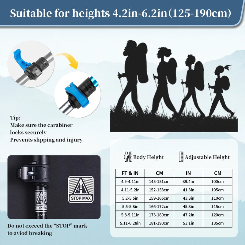 Aluminium Trekking Poles