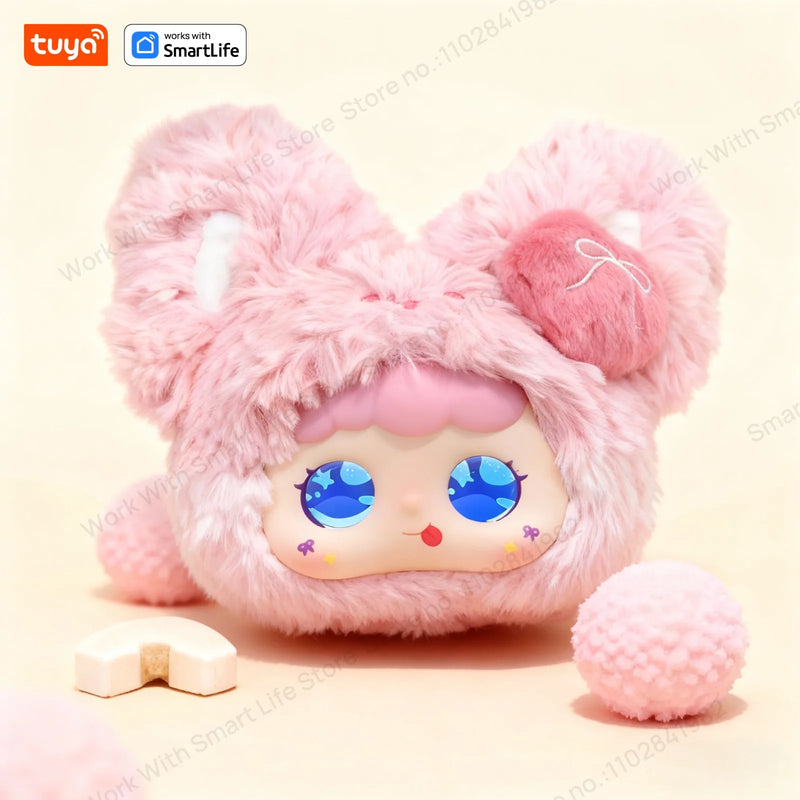 Interactive AI Robot Pet pink